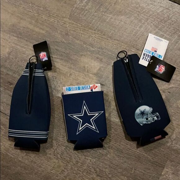 DALLAS Cowboys Koozies 3 piece bundle licensed NEW - Picture 4 of 8
